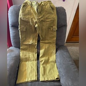 EUC Judy Blue High Rise Matcha Straight Leg Cargo Jeans. Size 1/25